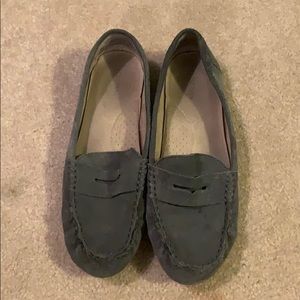 Merona moccasins in grey. Size 9.5